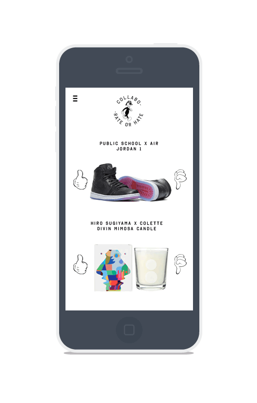 Collaborateorhate on mobile
