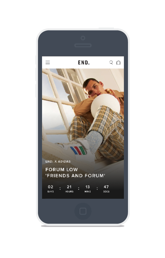 Cup & Card on mobile