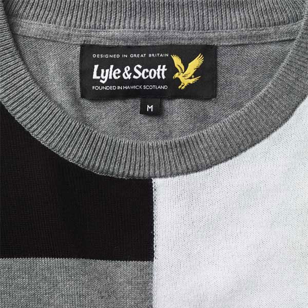 Lyle & Scott jumper close-up